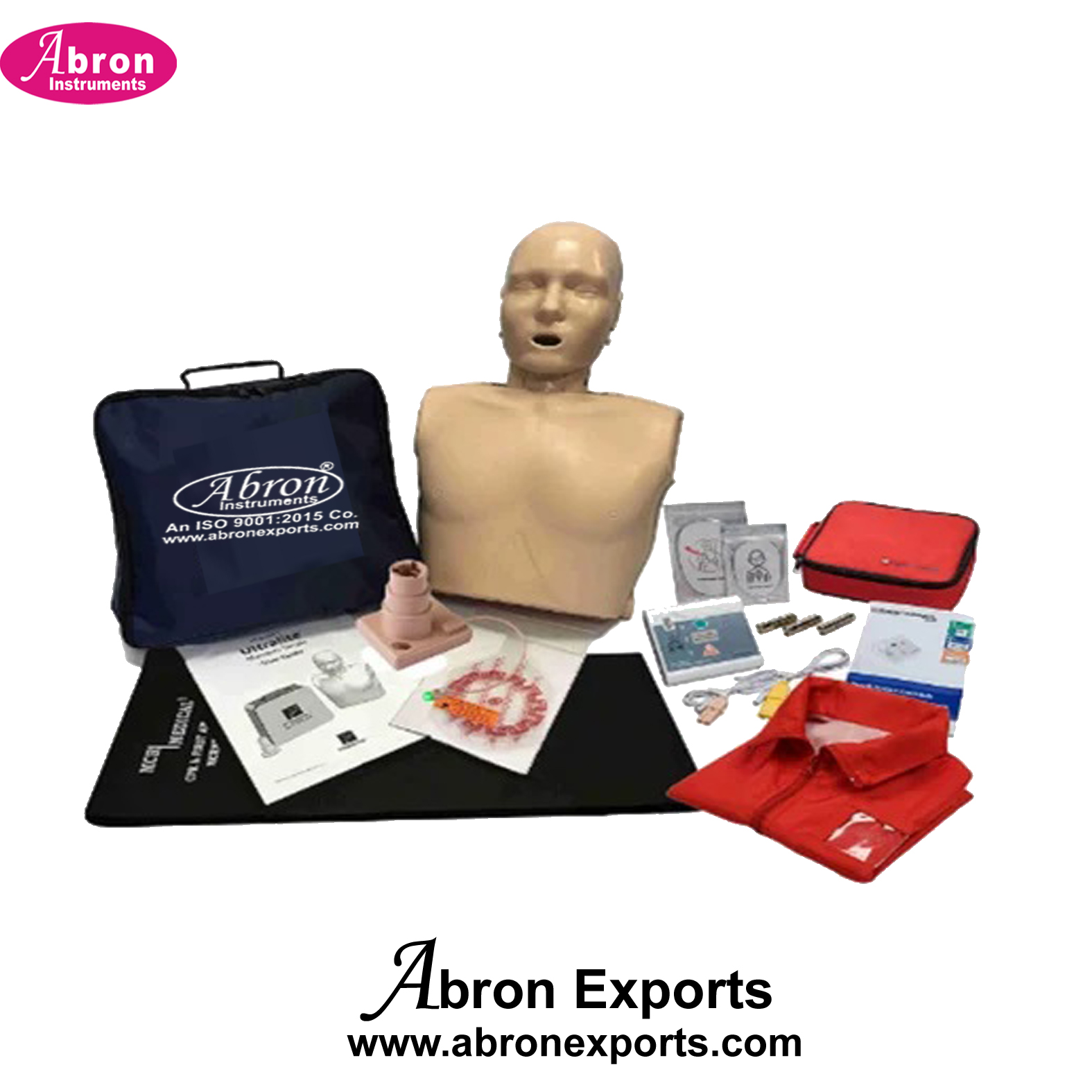 Nursing Training Kit CPR Mannequin Adult Medical College Practice Kit Abron ABM-2478CPR 